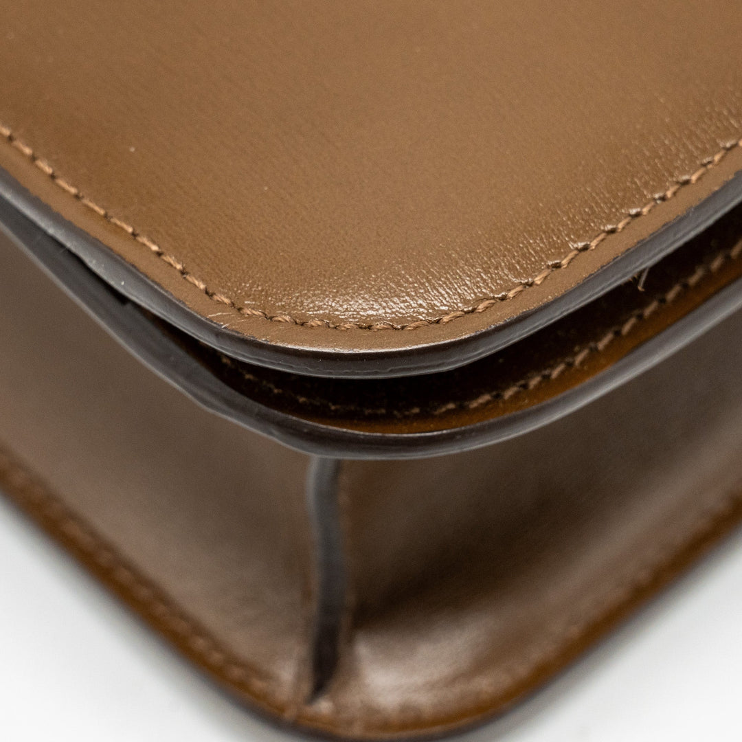 Celine Teen Classic Box Bag Calfskin Camel