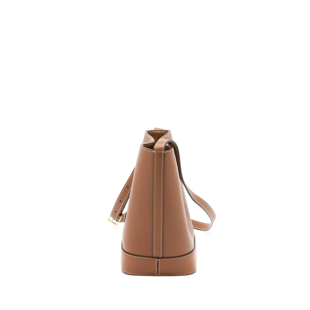 Top Quality Celine Small Bucket Cuir Triomphe Calfskin Tan