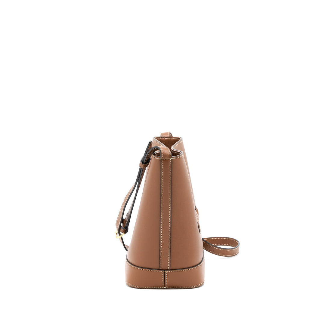 Top Quality Celine Small Bucket Cuir Triomphe Calfskin Tan