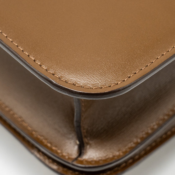 Celine Teen Classic Box Bag Calfskin Camel