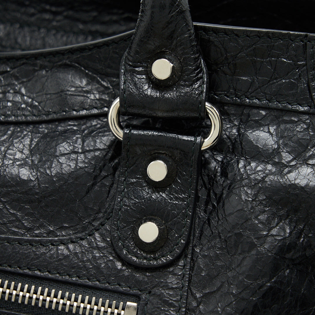 Top Quality Balenciaga City Bag Black SHW