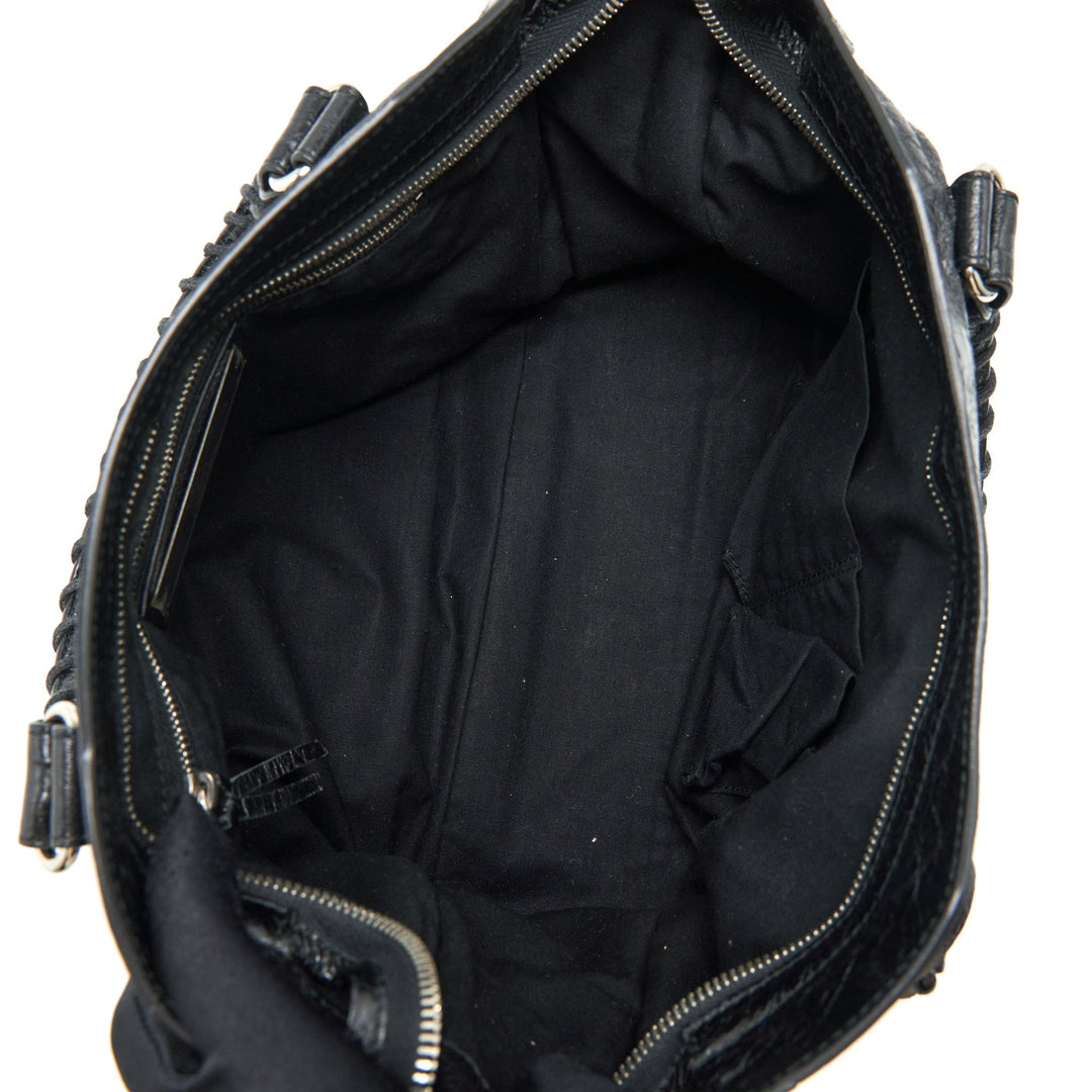 Top Quality Balenciaga City Bag Black SHW
