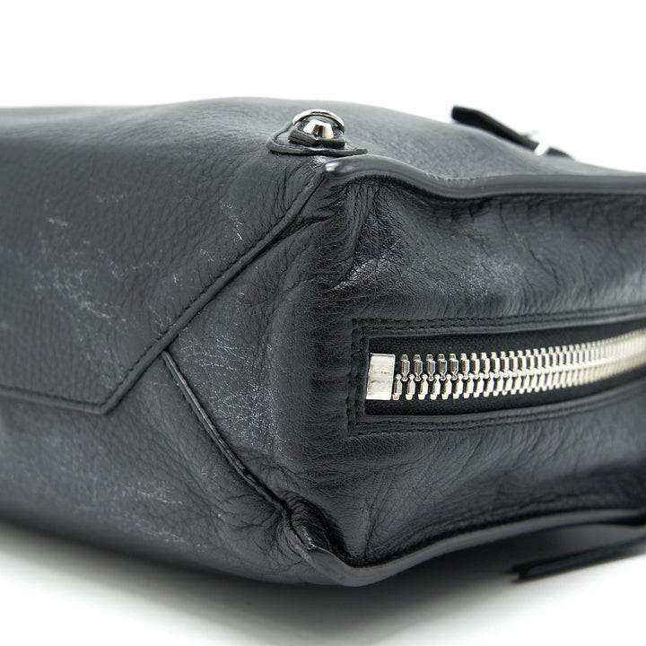 Top Quality Balenciaga Papier Mini A4 Classic Studs Bag Leather Mini Black