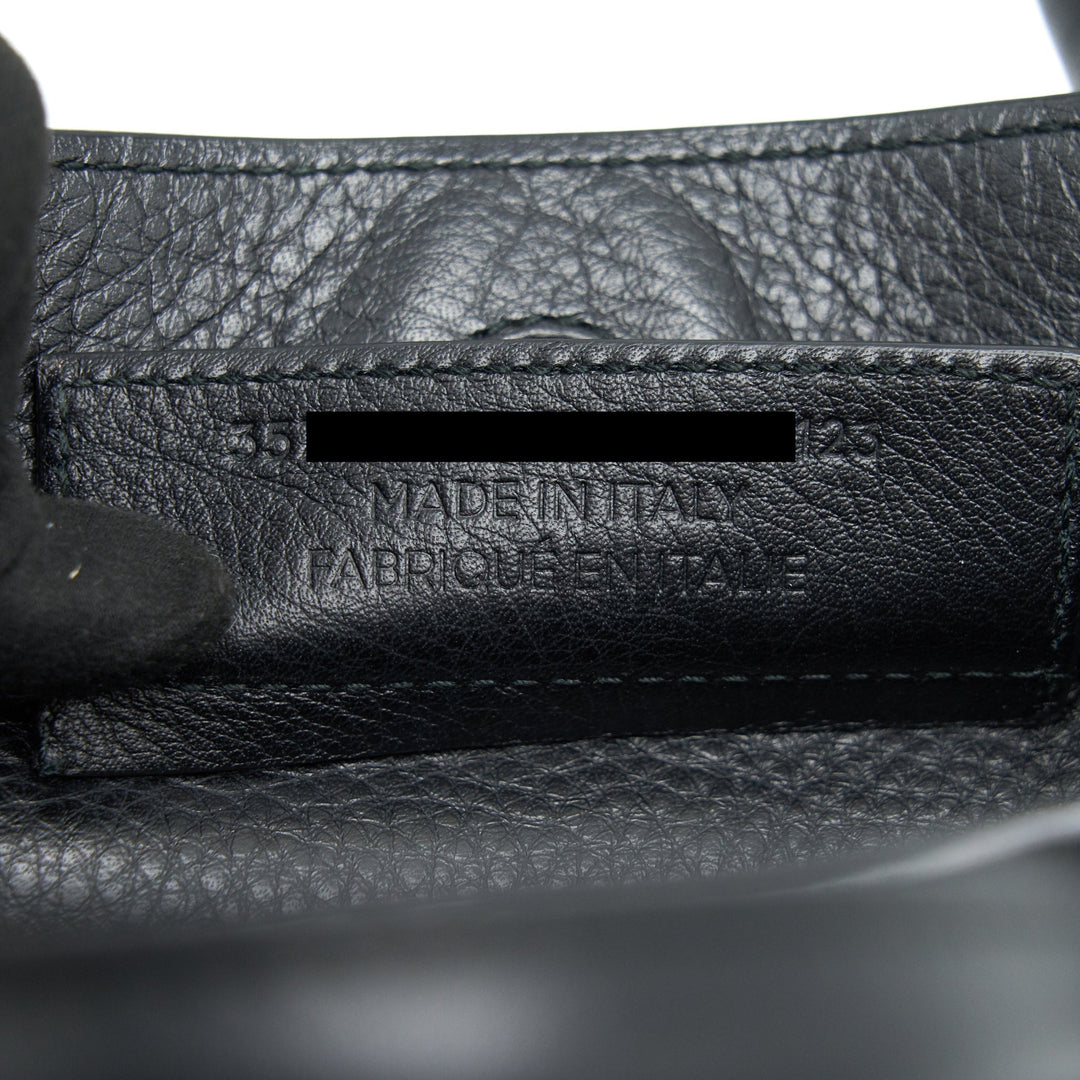 Top Quality Balenciaga Papier Mini A4 Classic Studs Bag Leather Mini Black