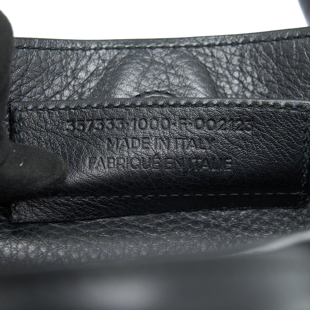 Top Quality Balenciaga Papier Mini A4 Classic Studs Bag Leather Mini Black