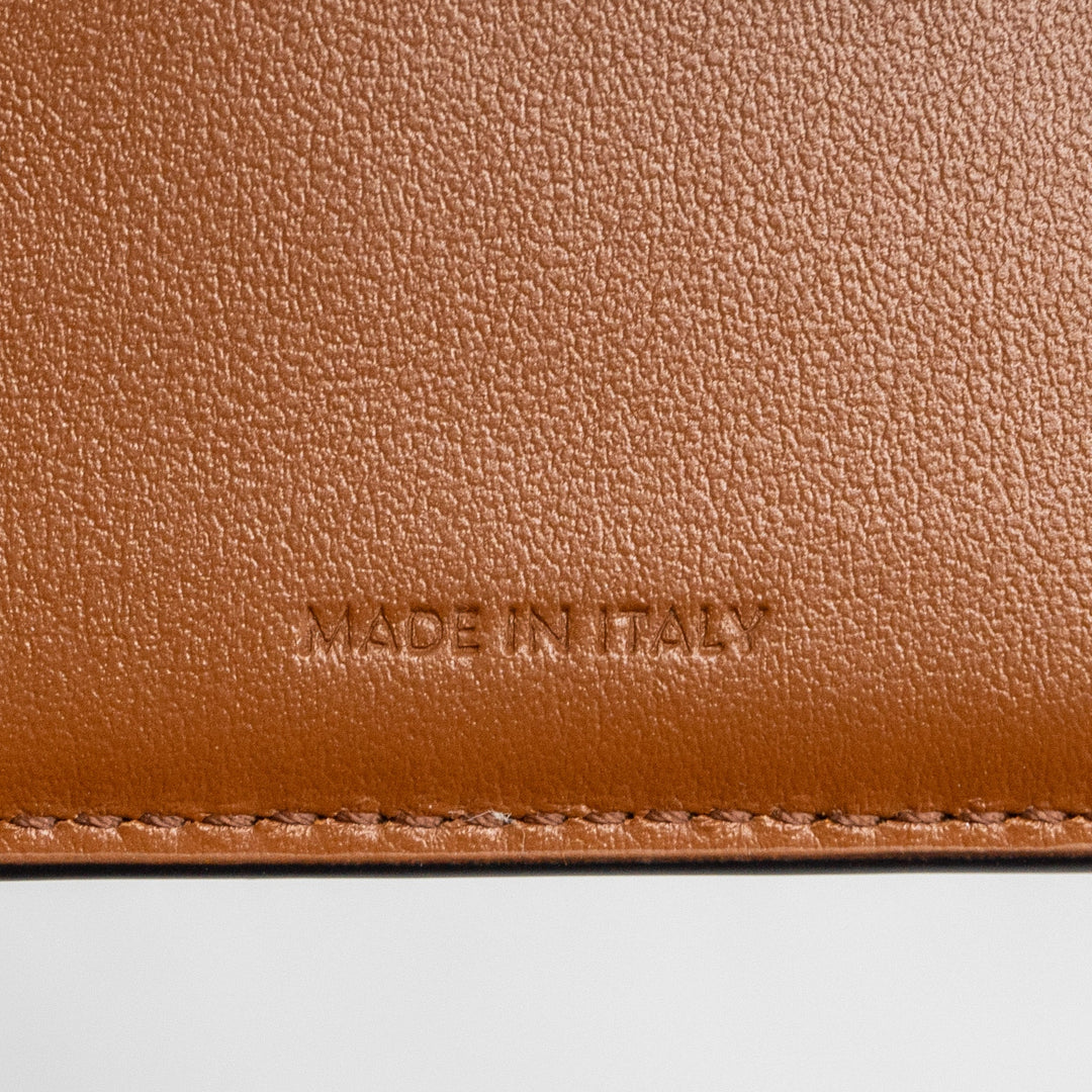 Top Quality Celine Small Triomphe Flap Wallet Canvas Tan