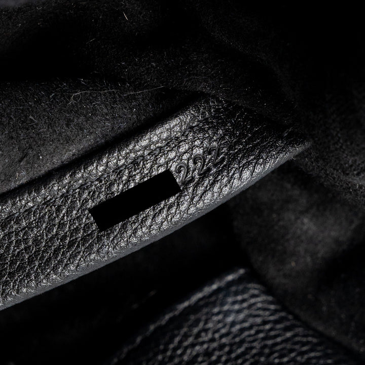 Celine Medium Soft 16 Bag Grained Calfskin Black