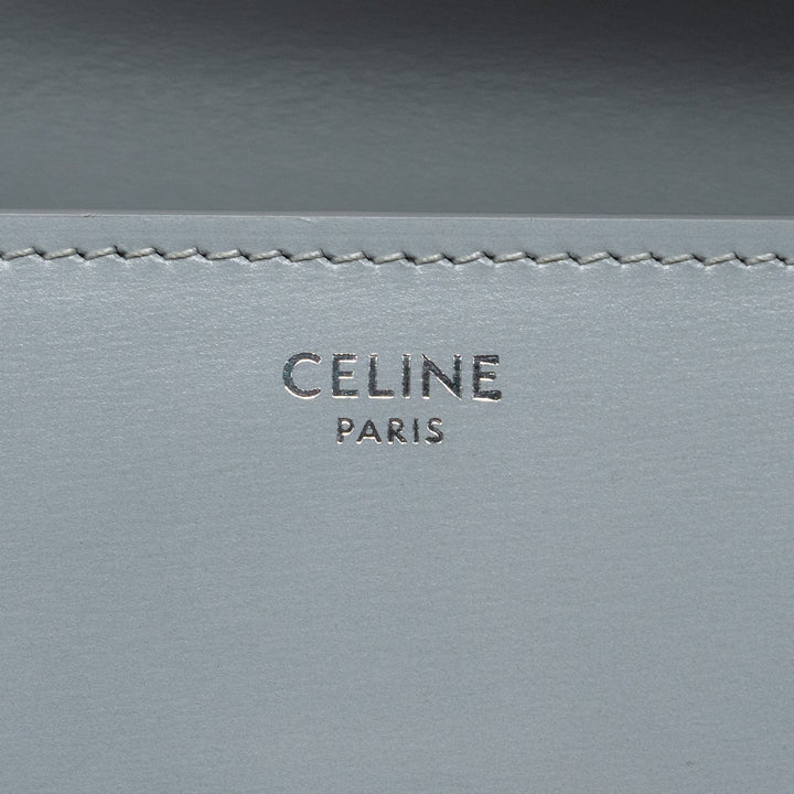 Celine Teen Classic Bag Box Calfskin Light Grey