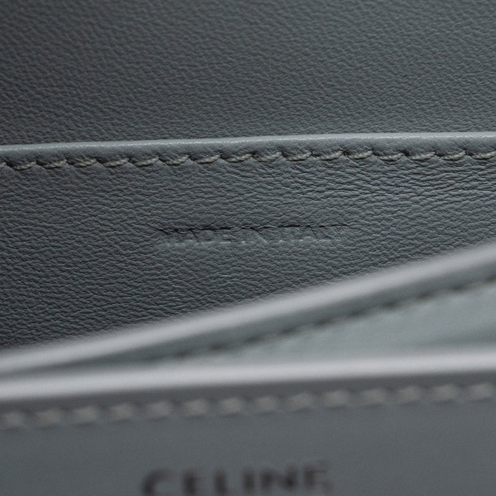 Celine Teen Classic Bag Box Calfskin Light Grey