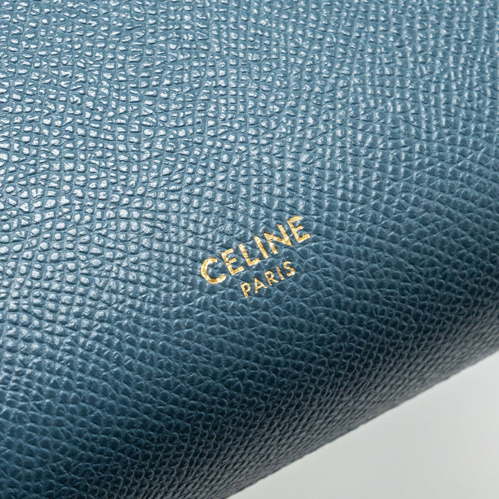Celine nano belt bag Grained Calfskin Blue