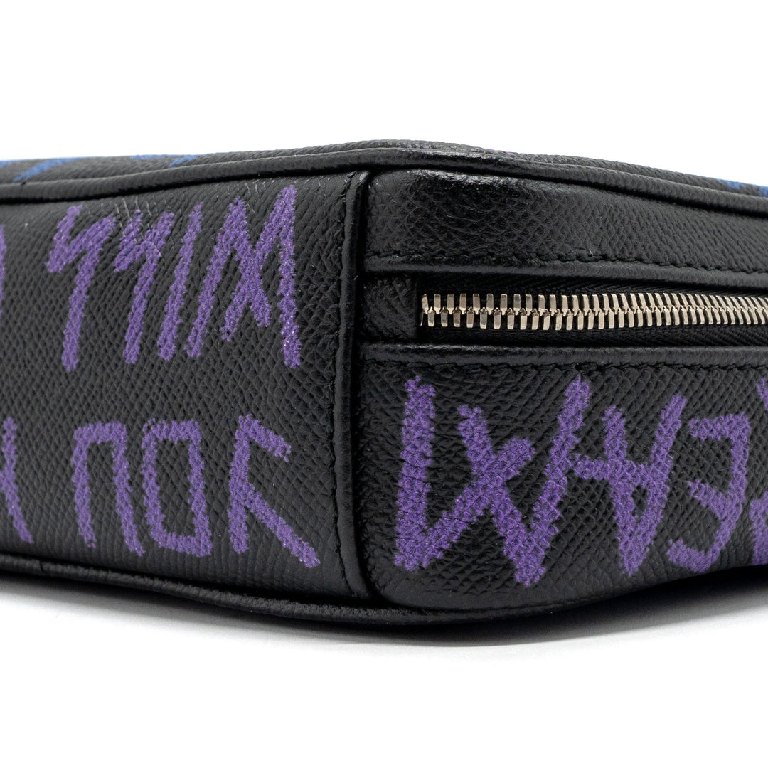 Top Quality Balenciaga BB Camera Bag leather Black/multicolour SHW