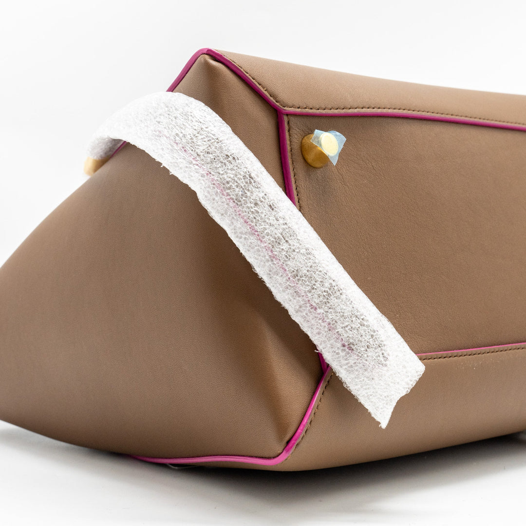 Top Quality Celine Mini Belt Bag Calfskin Camel