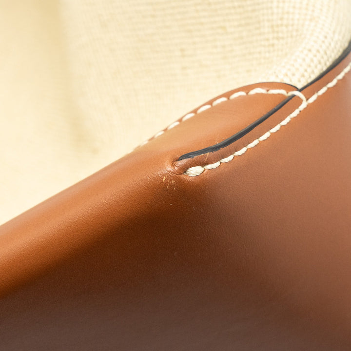 Celine cabas Marin canvas / calfskin natural / tan / multicolour