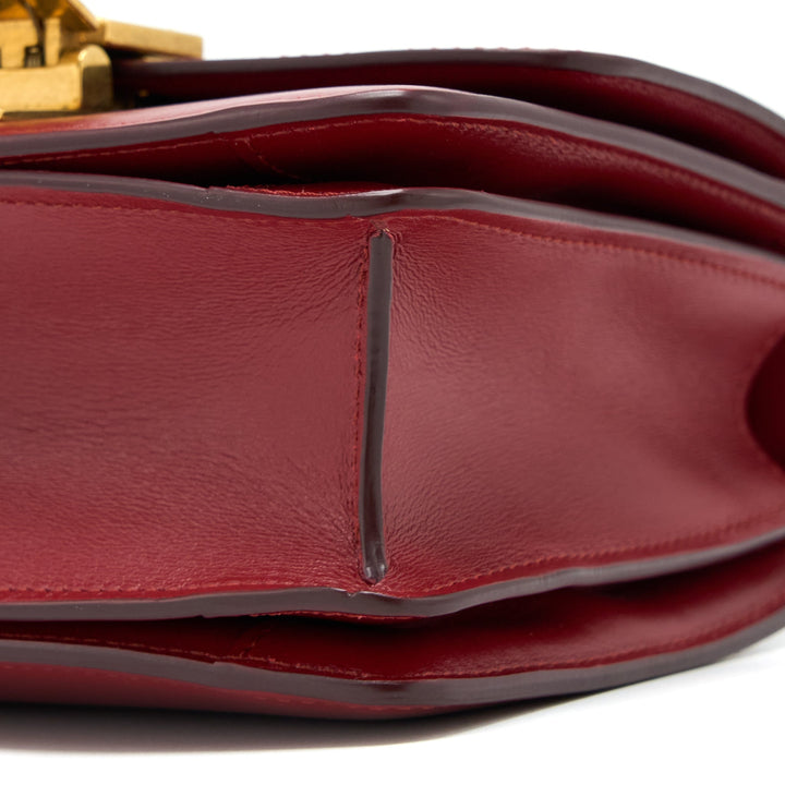 Celine Mini Box Calfskin Red