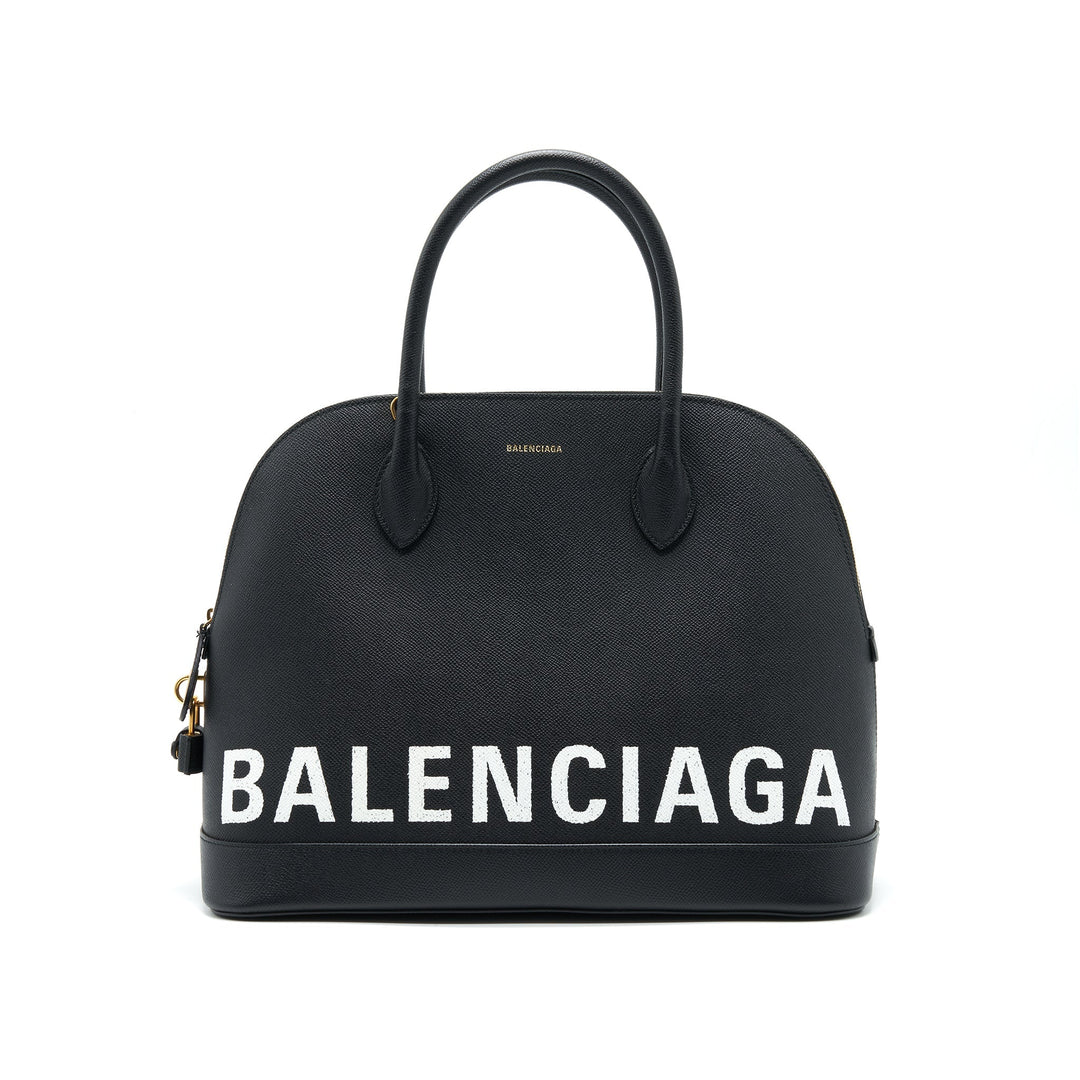 Top Quality Balenciaga Large Villa Top Handle Tote Bag Black