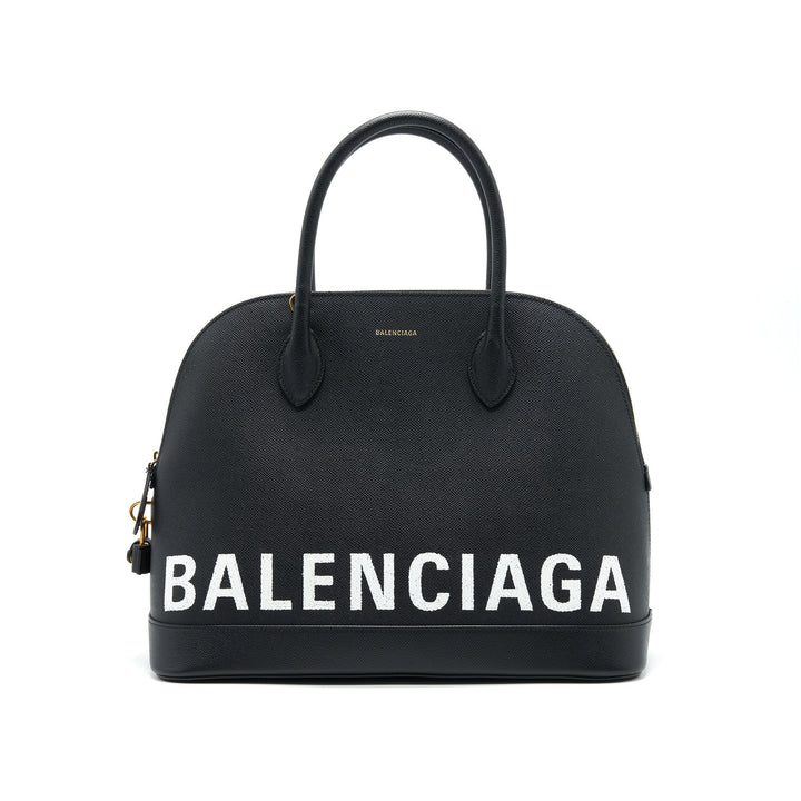 Top Quality Balenciaga Large Villa Top Handle Tote Bag Black