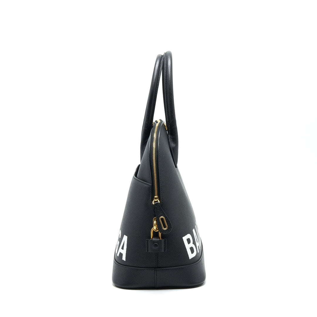 Top Quality Balenciaga Large Villa Top Handle Tote Bag Black