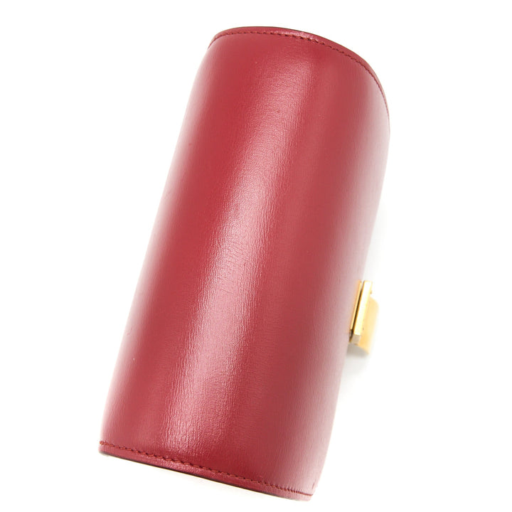Celine Mini Box Calfskin Red