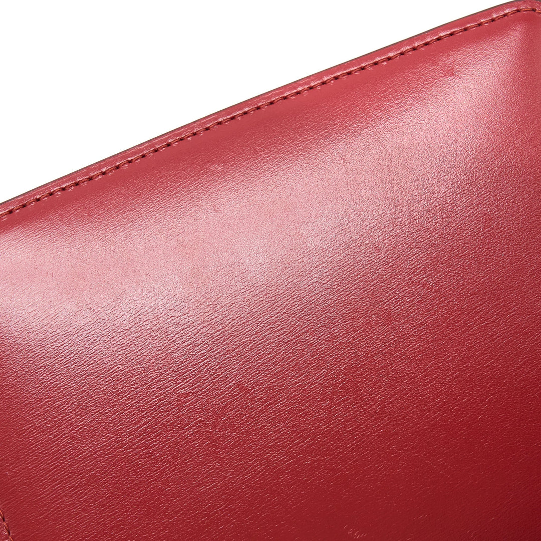Celine Mini Box Calfskin Red