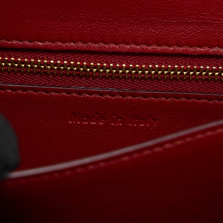 Celine Mini Box Calfskin Red