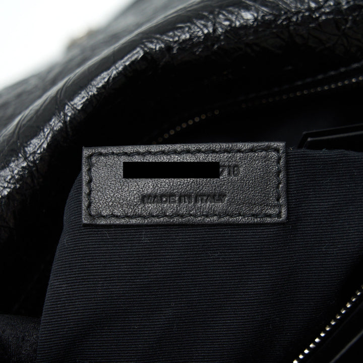 Saint Laurent Large Niki Shoulder Bag Calfskin Black SHW