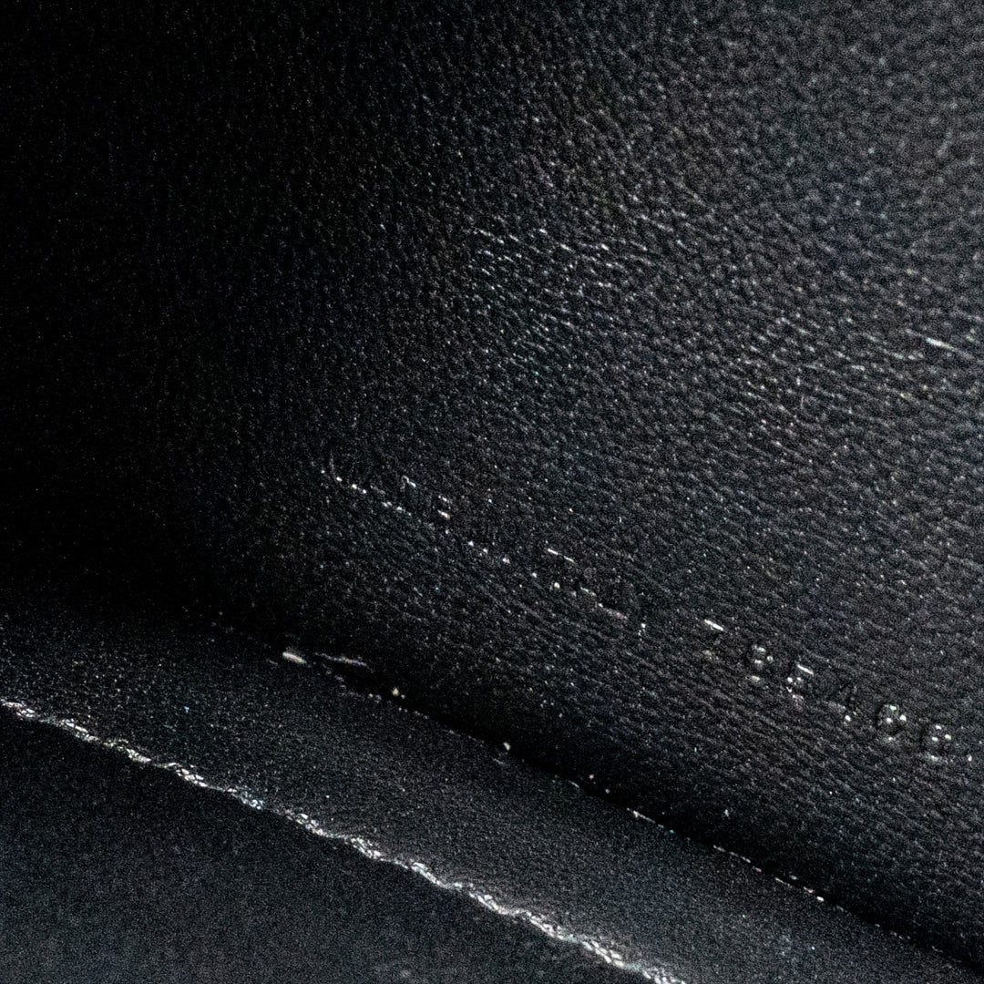Top Quality Balenciaga Medium Crush Shoulder Bag Calfskin Leather Black SHW