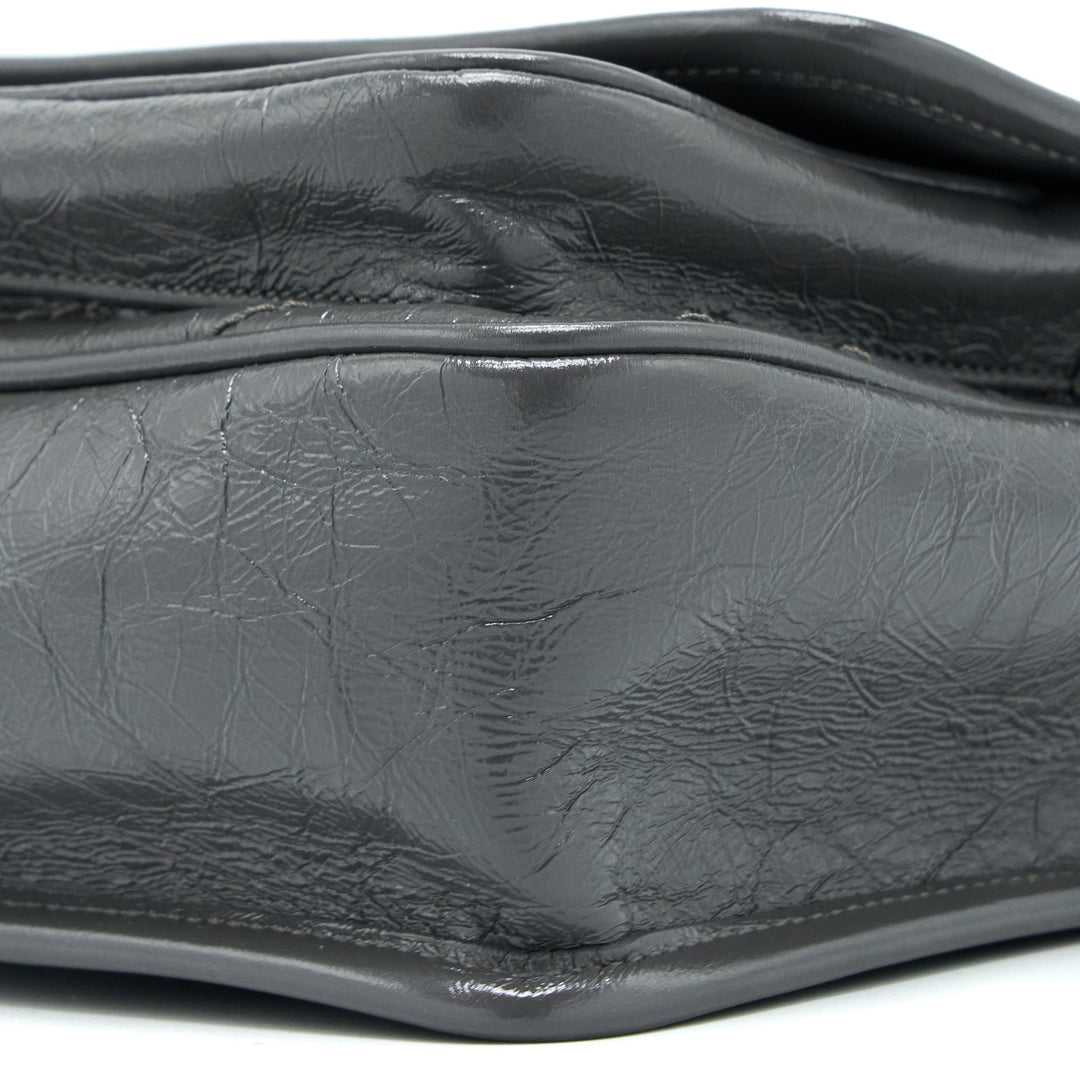 Saint Laurent/YSL Niki Baby Dark Grey With Grey Hardware