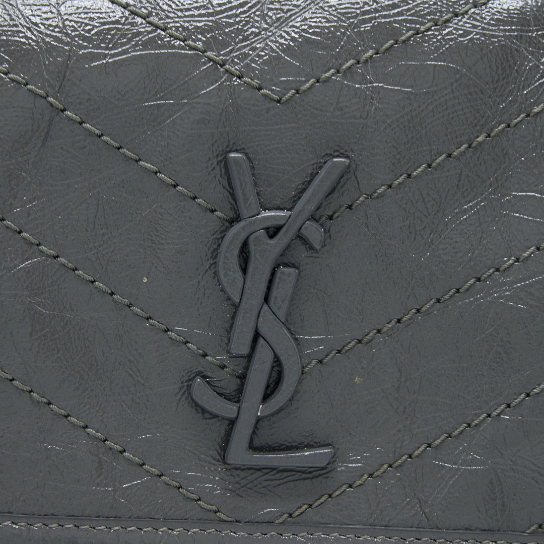Saint Laurent/YSL Niki Baby Dark Grey With Grey Hardware