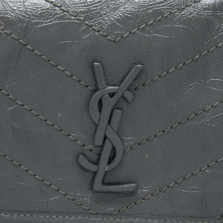 Saint Laurent/YSL Niki Baby Dark Grey With Grey Hardware