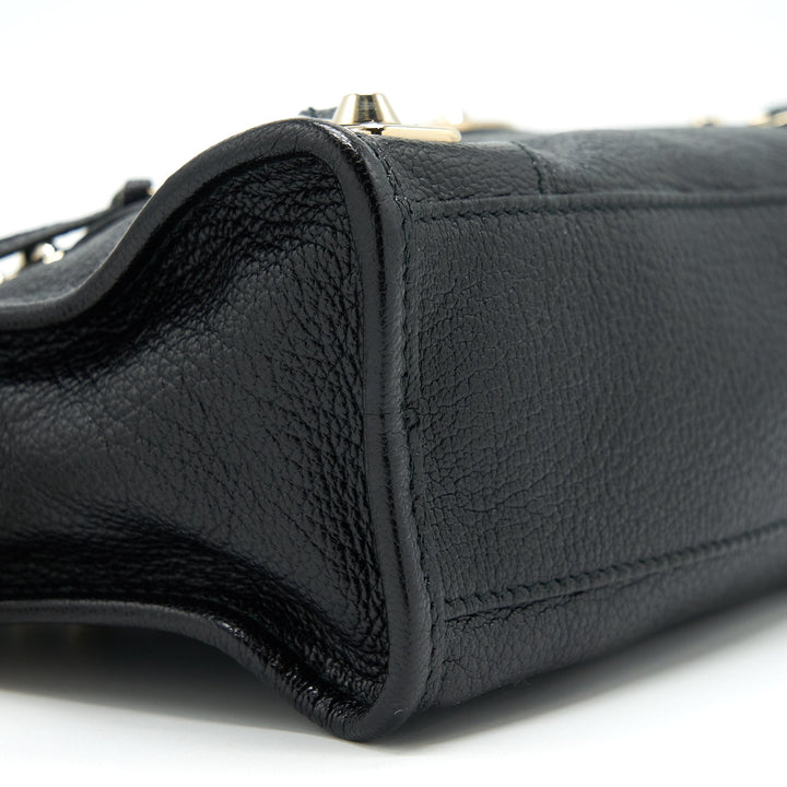Top Quality Balenciaga Mini City Bag Black GHW