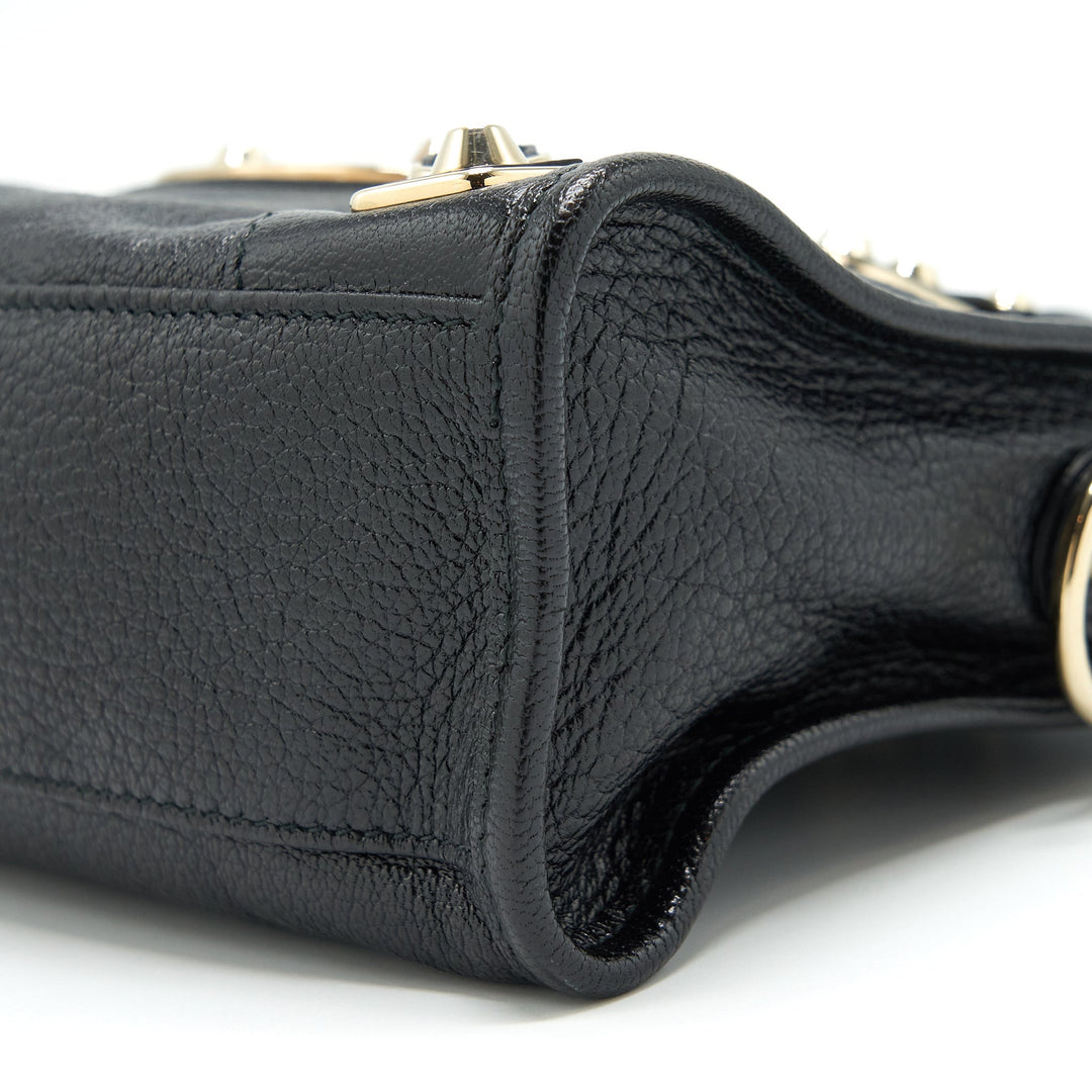 Top Quality Balenciaga Mini City Bag Black GHW
