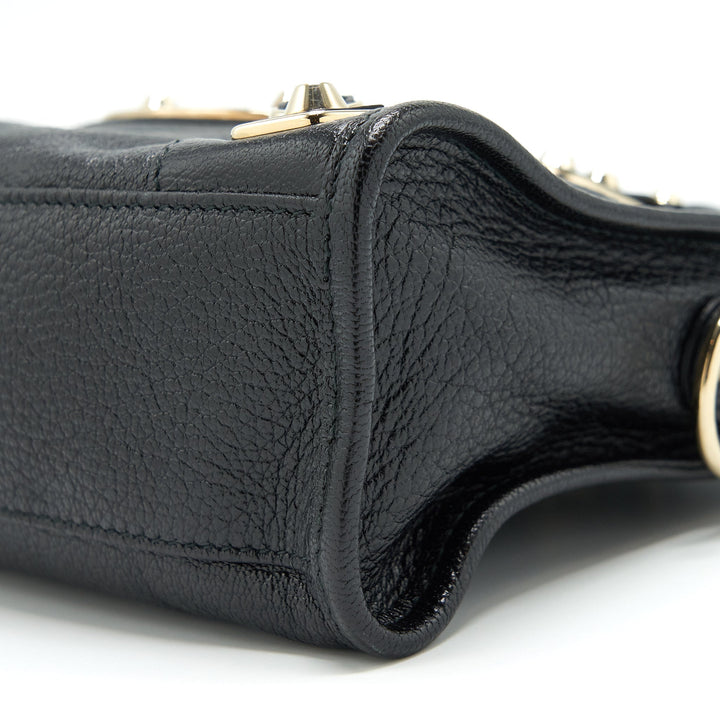 Top Quality Balenciaga Mini City Bag Black GHW