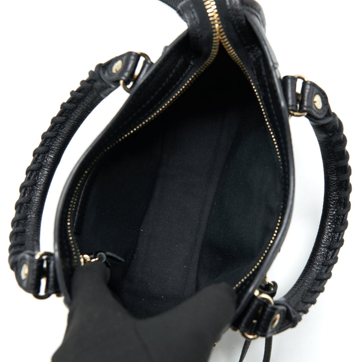 Top Quality Balenciaga Mini City Bag Black GHW