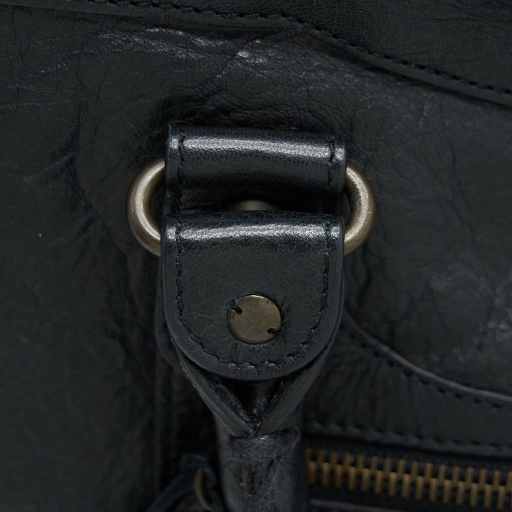 Top Quality Balenciaga Classic City Bag black with ruthenium hardware