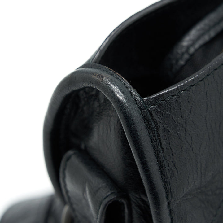 Top Quality Balenciaga Classic City Bag black with ruthenium hardware