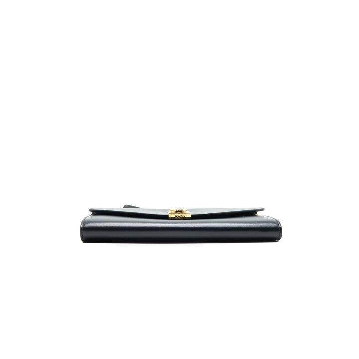 Celine Calfskin C Wallet on Chain Bag Black