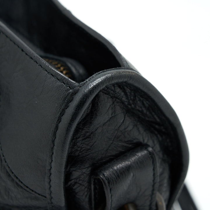 Top Quality Balenciaga Classic City Bag black with ruthenium hardware