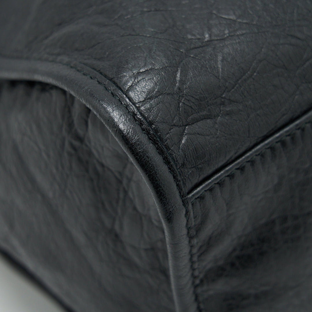 Top Quality Balenciaga Classic City Bag black with ruthenium hardware