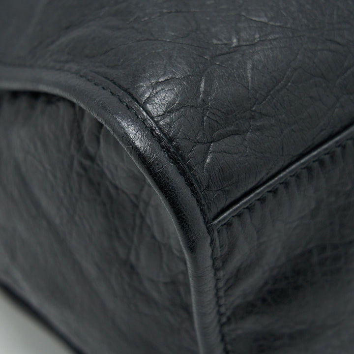 Top Quality Balenciaga Classic City Bag black with ruthenium hardware