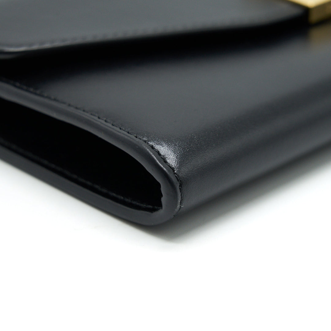 Celine Calfskin C Wallet on Chain Bag Black