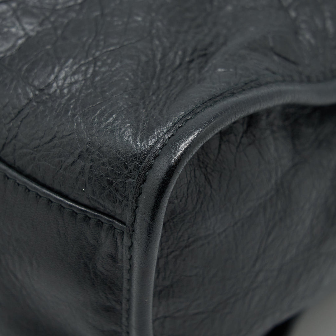 Top Quality Balenciaga Classic City Bag black with ruthenium hardware