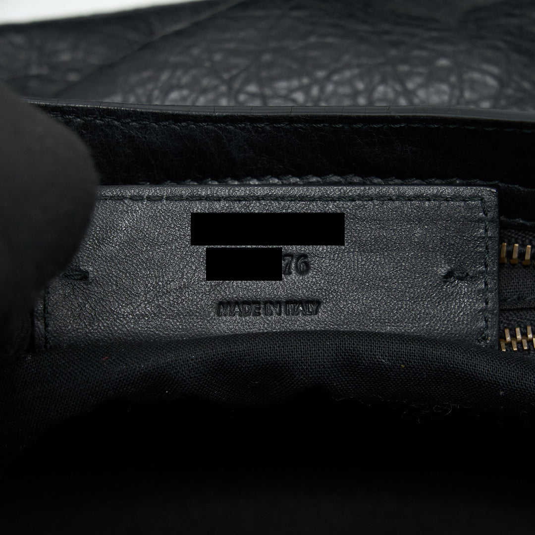 Top Quality Balenciaga Classic City Bag black with ruthenium hardware