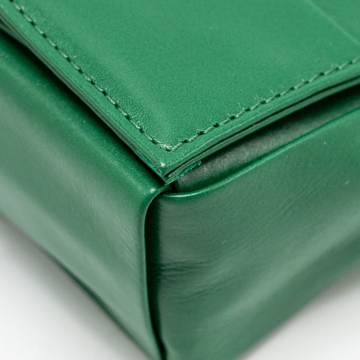 Bottega veneta Cassette Belt Bag Calfskin Green SHW