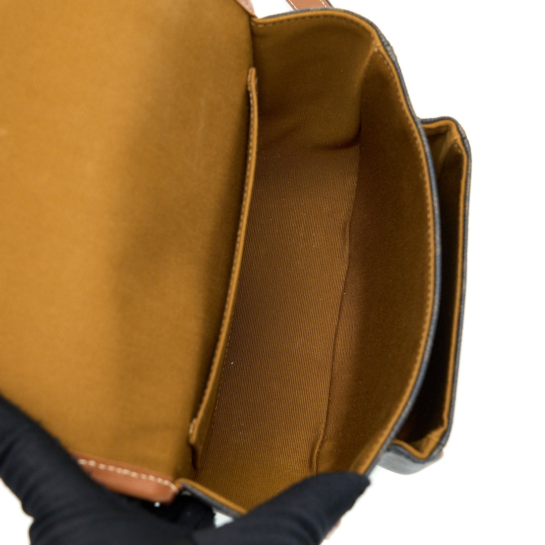 Celine Folco Medium Triomphe Canvas Bag
