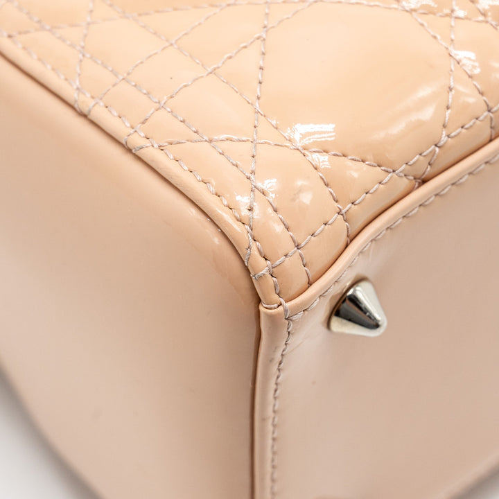 Top quality Dior Medium Lady Top quality Dior Patent Light Pink