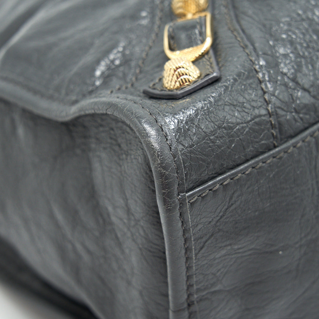 Top Quality Balenciaga GIANT CITY IN DARK GREY GHW
