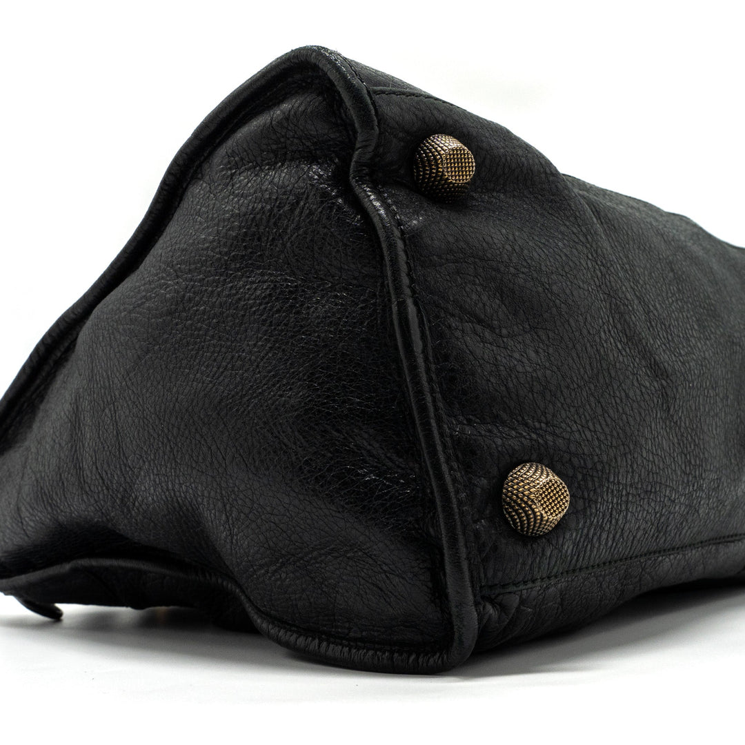 Top Quality Balenciaga G21 Work Bag Leather black GHW