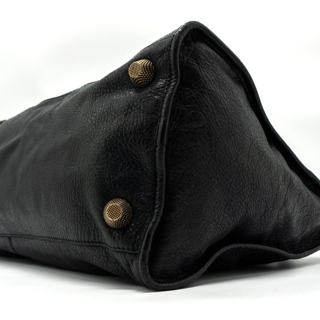 Top Quality Balenciaga G21 Work Bag Leather black GHW