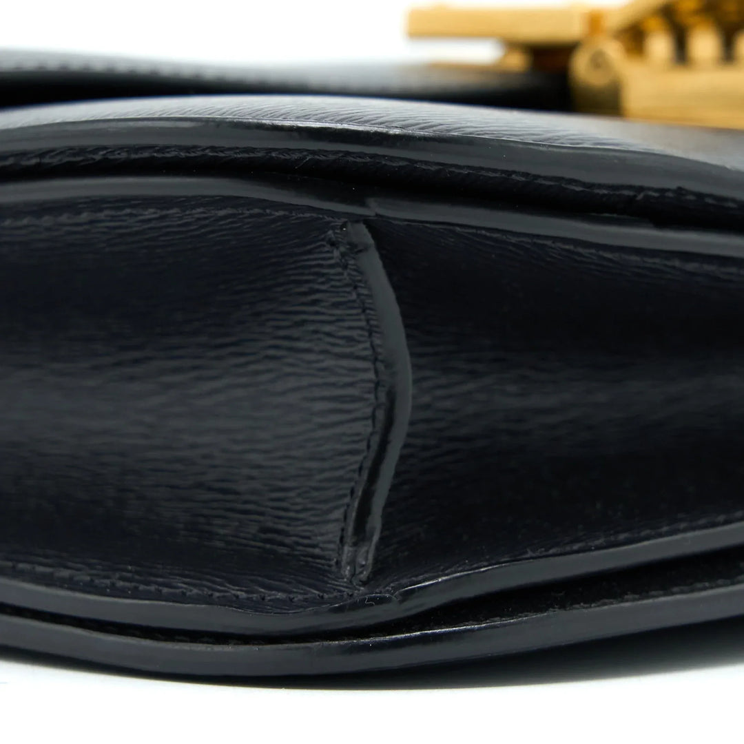 Celine Medium Classic Box Calfskin Liege Anthracite