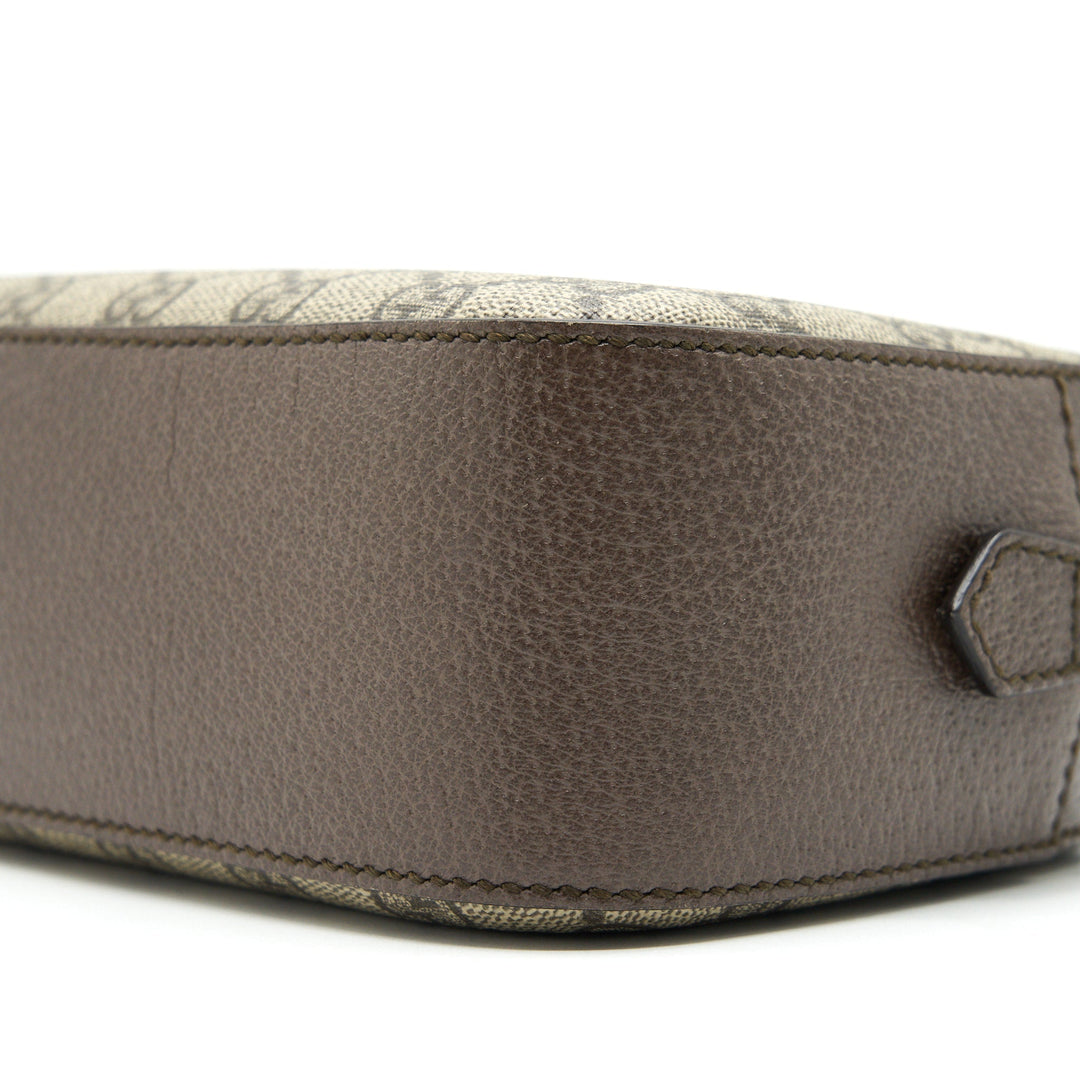 Gucci GG Supreme Crossbody Bag Brown